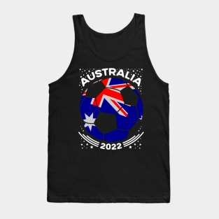 Australia Flag Soccer Football Team Tank Top